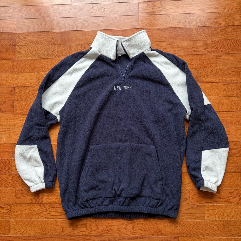New York Yankees Fleece Quarter Zip Pullover